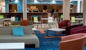 The Junction Cafe at Holloway with the serving and eating areas