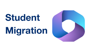 Student migration with Microsoft 365 logo