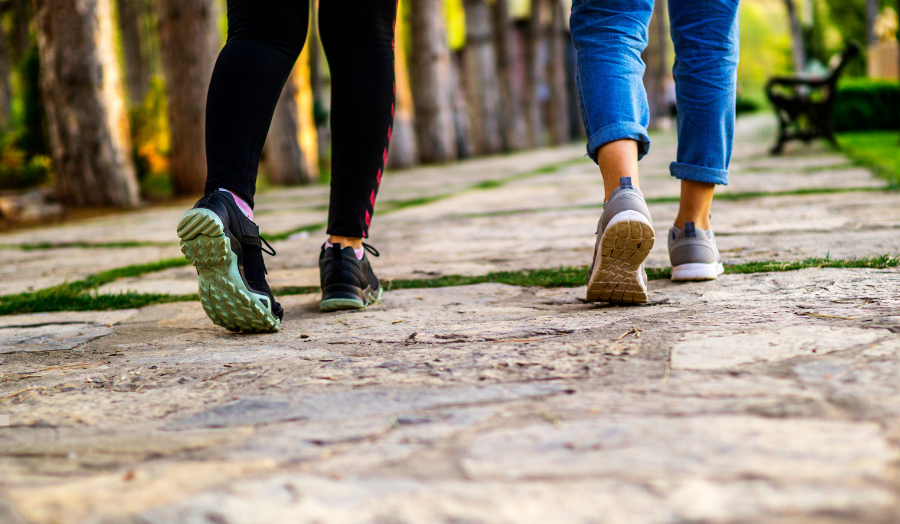 People walking