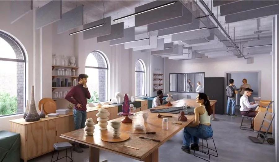 Artists impression of AAD spaces