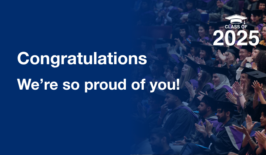 Congratulations! We're so proud of you