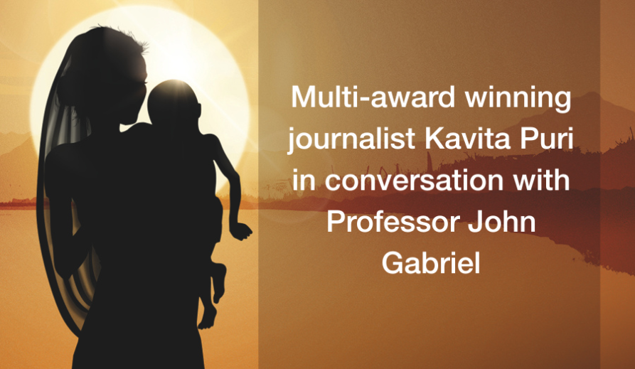 Journalist Kavita Puri in conversation with Prof John Gabriel